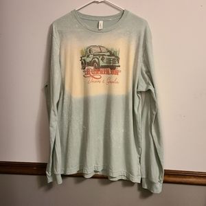 Bella Canvas Long Sleeve; XL; Teal Green